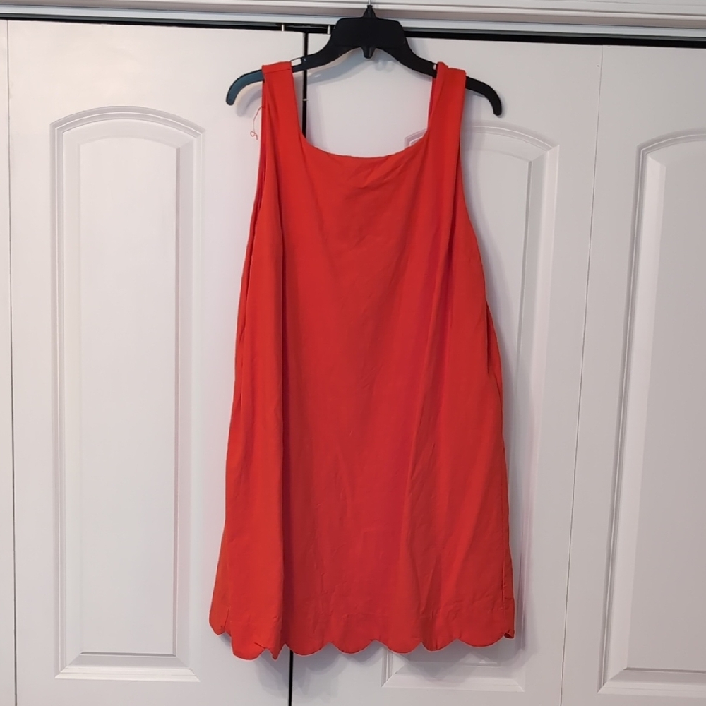 Kate Spade X Target Coral Scalloped Dress